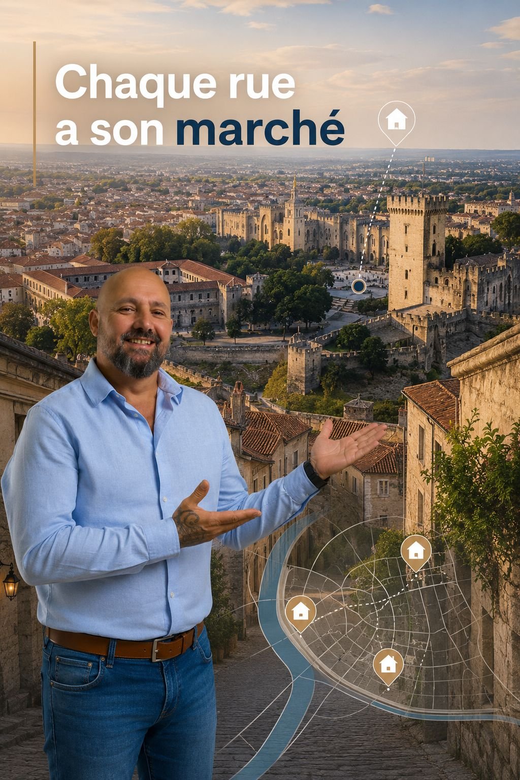 Chaque rue de l'intramuros d'Avignon a son marché